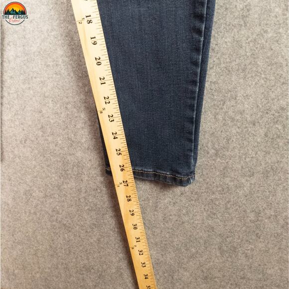 Aeropostale Curvy Jegging Denim Blue Cotton Blend Jeans High-Rise Women's Sz 12 - Picture 7 of 11